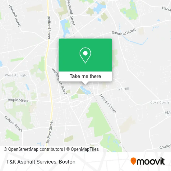 T&K Asphalt Services map