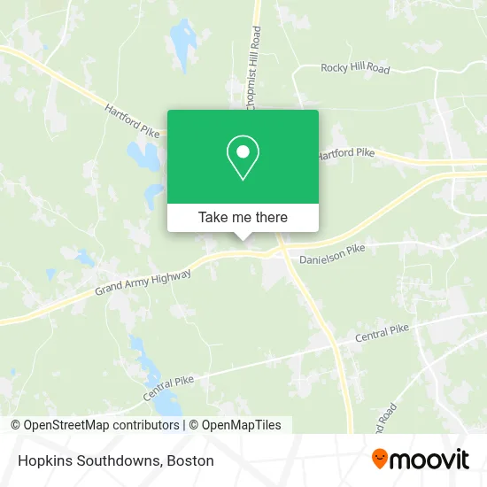 Hopkins Southdowns map