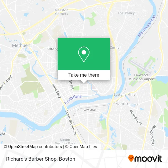 Richard's Barber Shop map