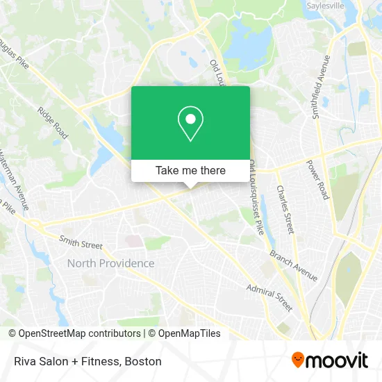 Riva Salon + Fitness map