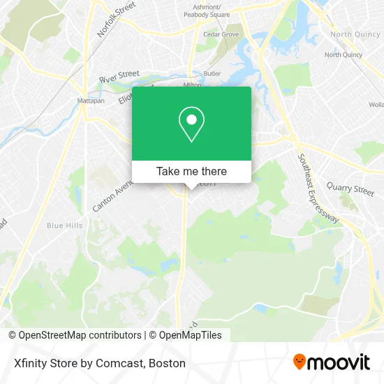 Xfinity Store by Comcast map