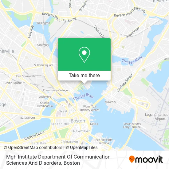 Mgh Institute Department Of Communication Sciences And Disorders map