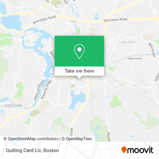 Quilling Card Llc map