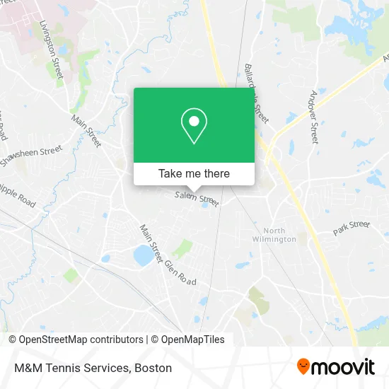 M&M Tennis Services map