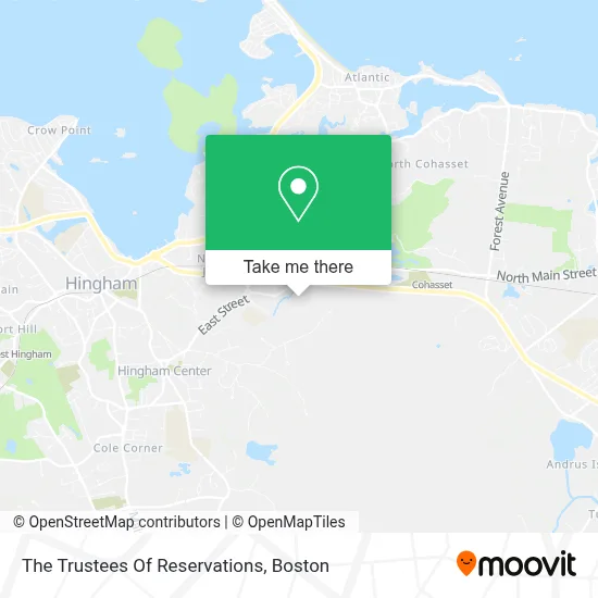The Trustees Of Reservations map