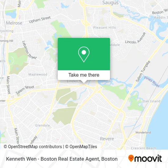 Kenneth Wen - Boston Real Estate Agent map
