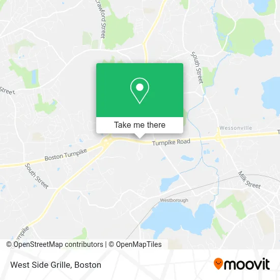 West Side Grille map