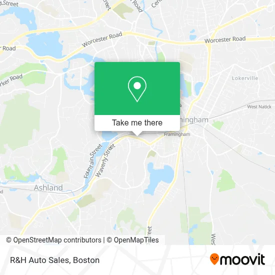 R&H Auto Sales map