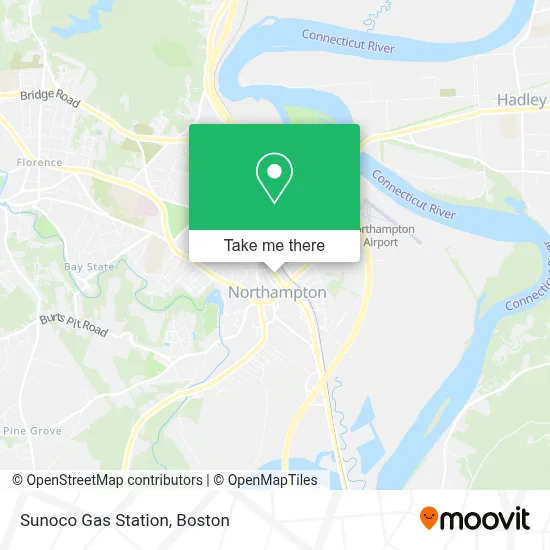 Sunoco Gas Station map