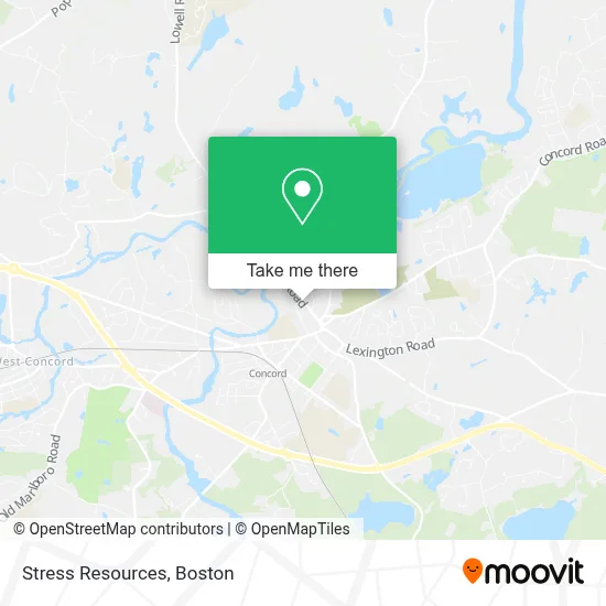 Stress Resources map