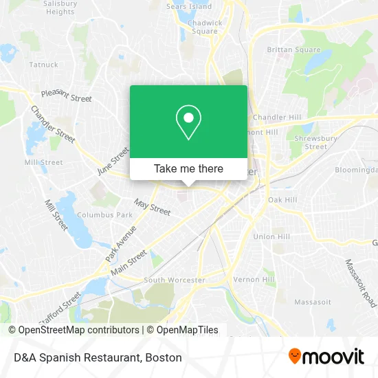 D&A Spanish Restaurant map