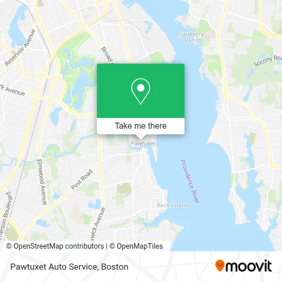 Pawtuxet Auto Service map