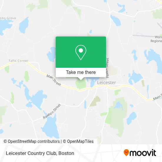 Leicester Country Club map