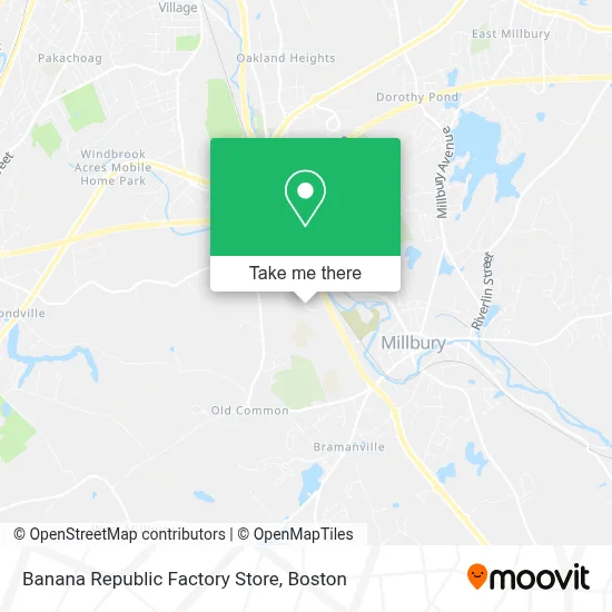 Banana Republic Factory Store map