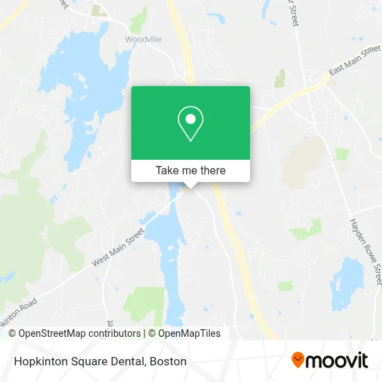 Hopkinton Square Dental map