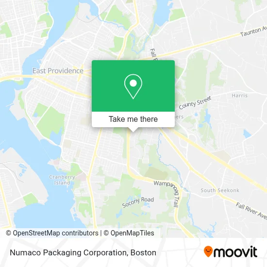 Numaco Packaging Corporation map