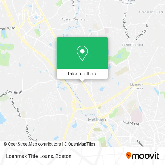Loanmax Title Loans map