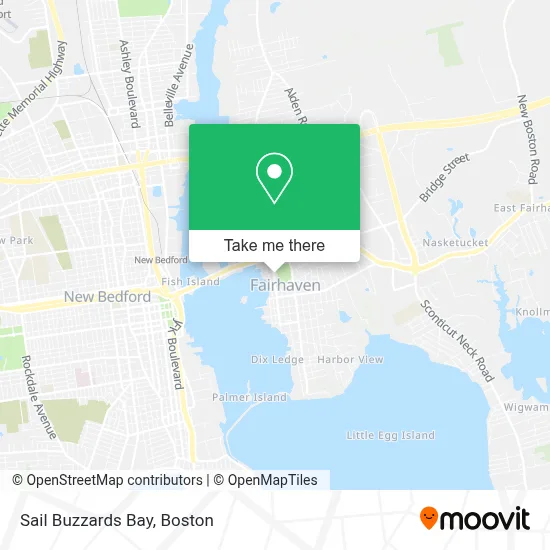 Sail Buzzards Bay map