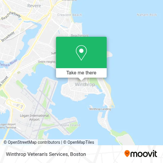 Winthrop Veteran's Services map
