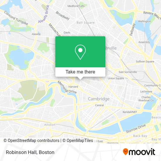 Robinson Hall map