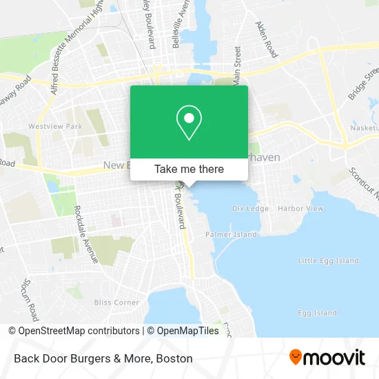 Back Door Burgers & More map