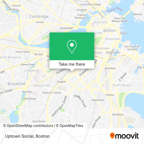 Uptown Social map
