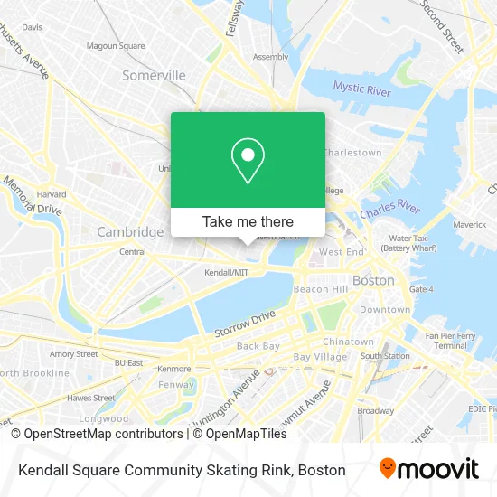 Kendall Square Community Skating Rink map