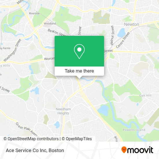 Ace Service Co Inc map