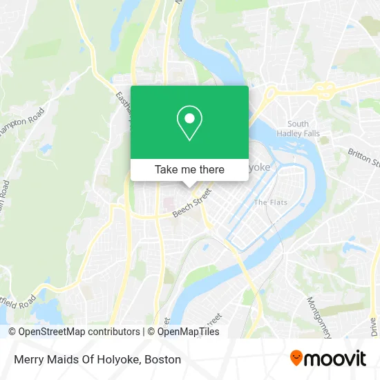 Merry Maids Of Holyoke map