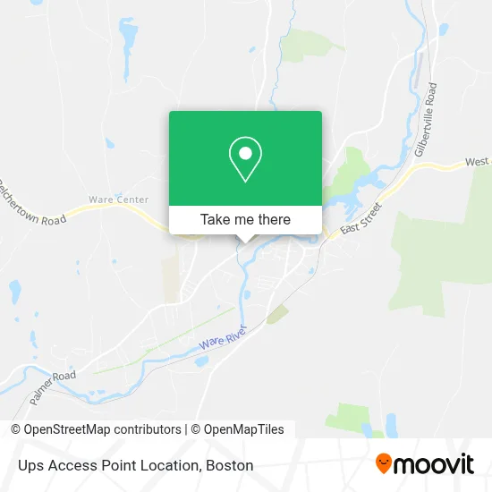 Ups Access Point Location map