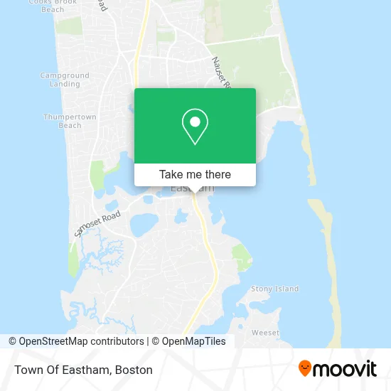 Town Of Eastham map