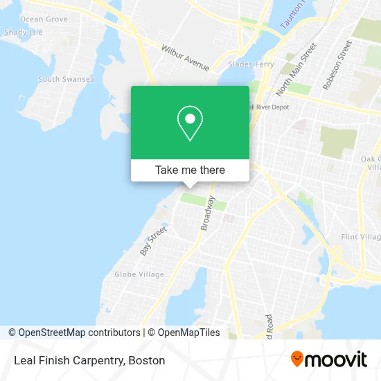 Leal Finish Carpentry map