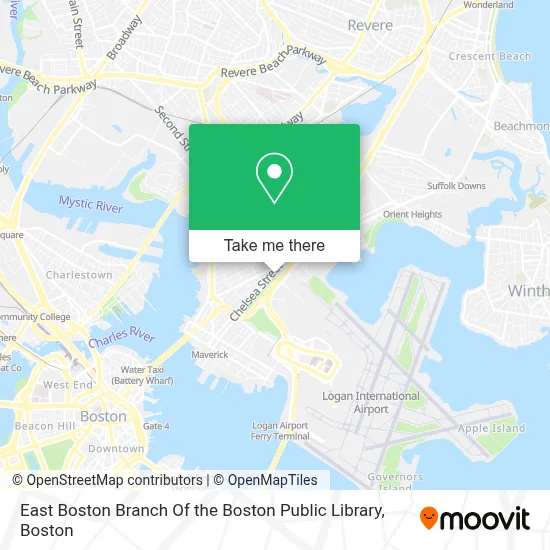 East Boston Branch Of the Boston Public Library map