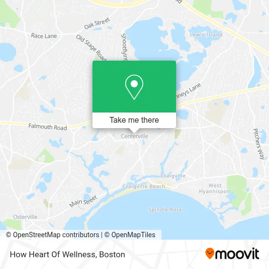 How Heart Of Wellness map