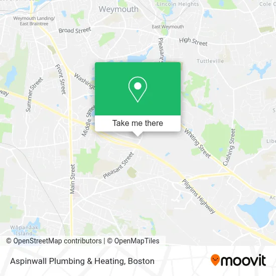 Aspinwall Plumbing & Heating map