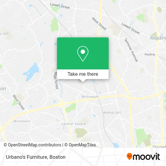 Urbano's Furniture map