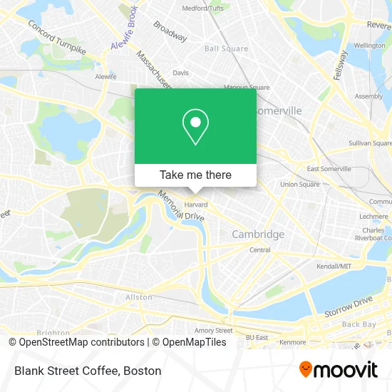Blank Street Coffee map