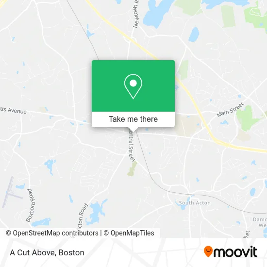 A Cut Above map