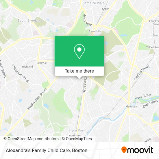 Alexandra's Family Child Care map