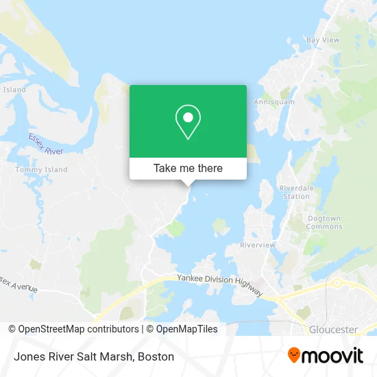 Jones River Salt Marsh map