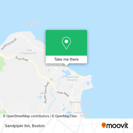 Sandpiper Inn map
