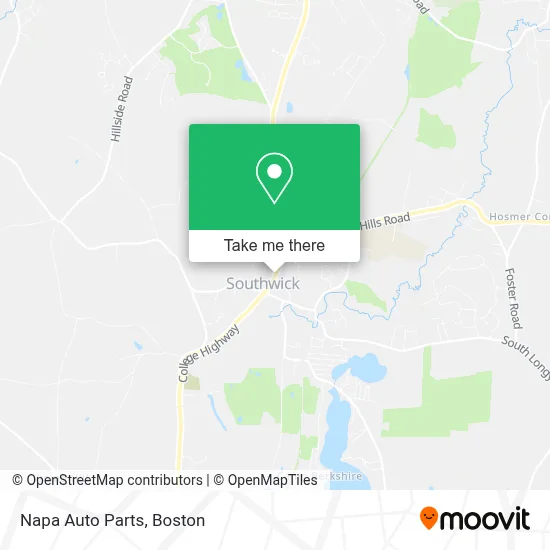 Napa Auto Parts map