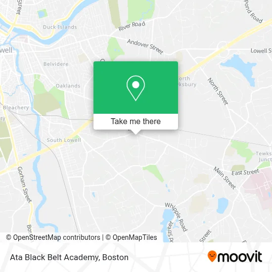 Ata Black Belt Academy map