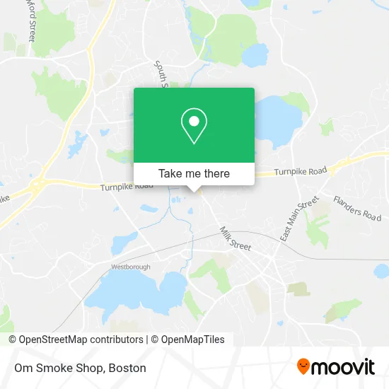 Om Smoke Shop map