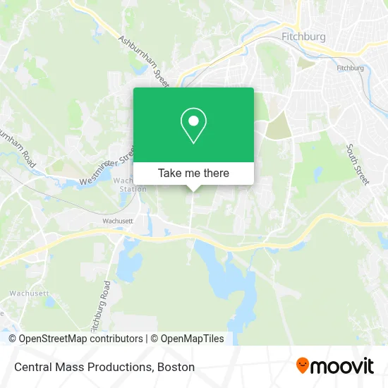 Central Mass Productions map