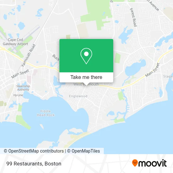99 Restaurants map
