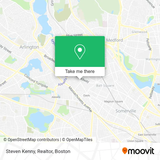Steven Kenny, Realtor map