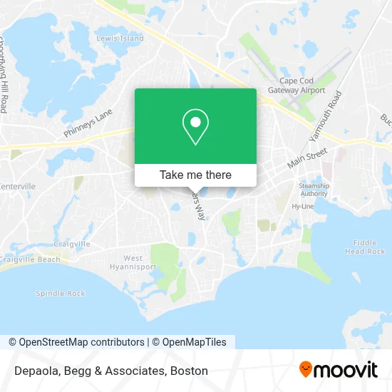 Depaola, Begg & Associates map