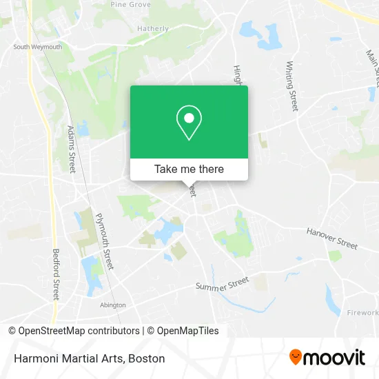 Harmoni Martial Arts map