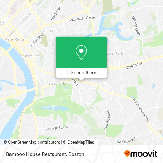 Bamboo House Restaurant map